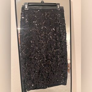 Sequin Pencil Skirt
